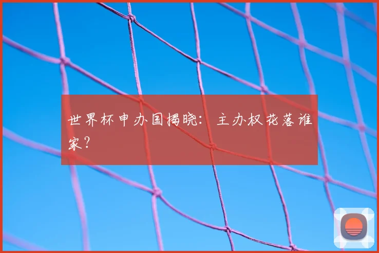 世界杯申办国揭晓:主办权花落谁家?